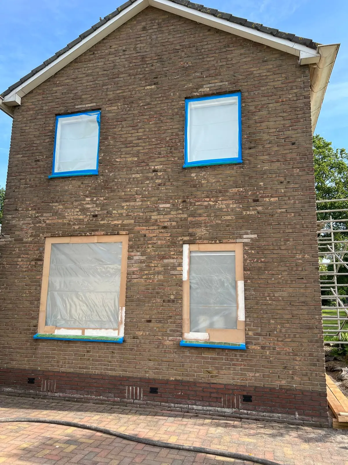 Voegwerk verwijderen voor